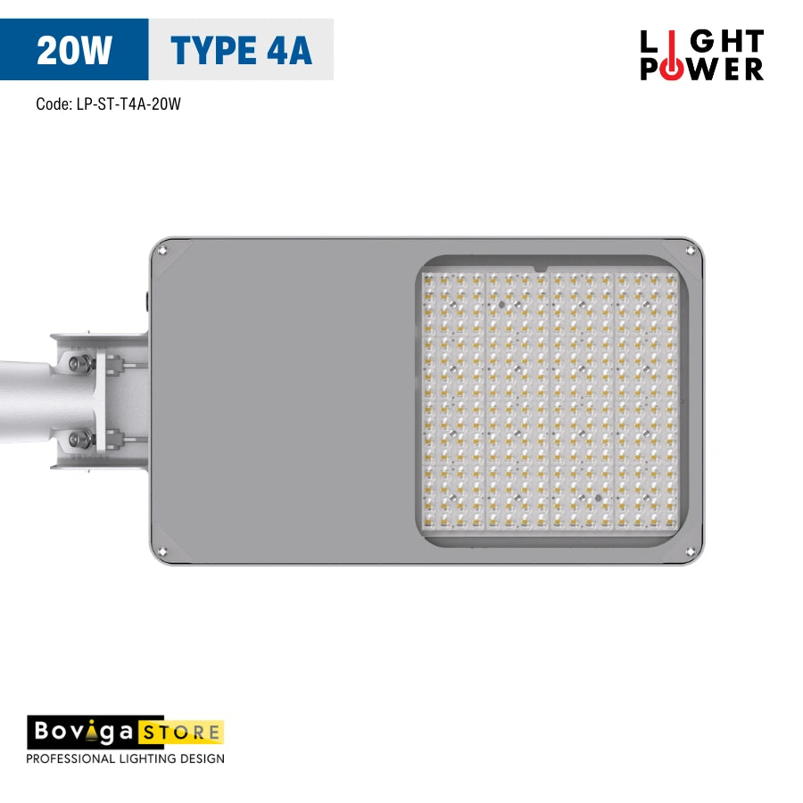 20W รุ่น TYPE 4A โคมไฟถนน LED Street Light | แบรนด์ LIGHT POWER