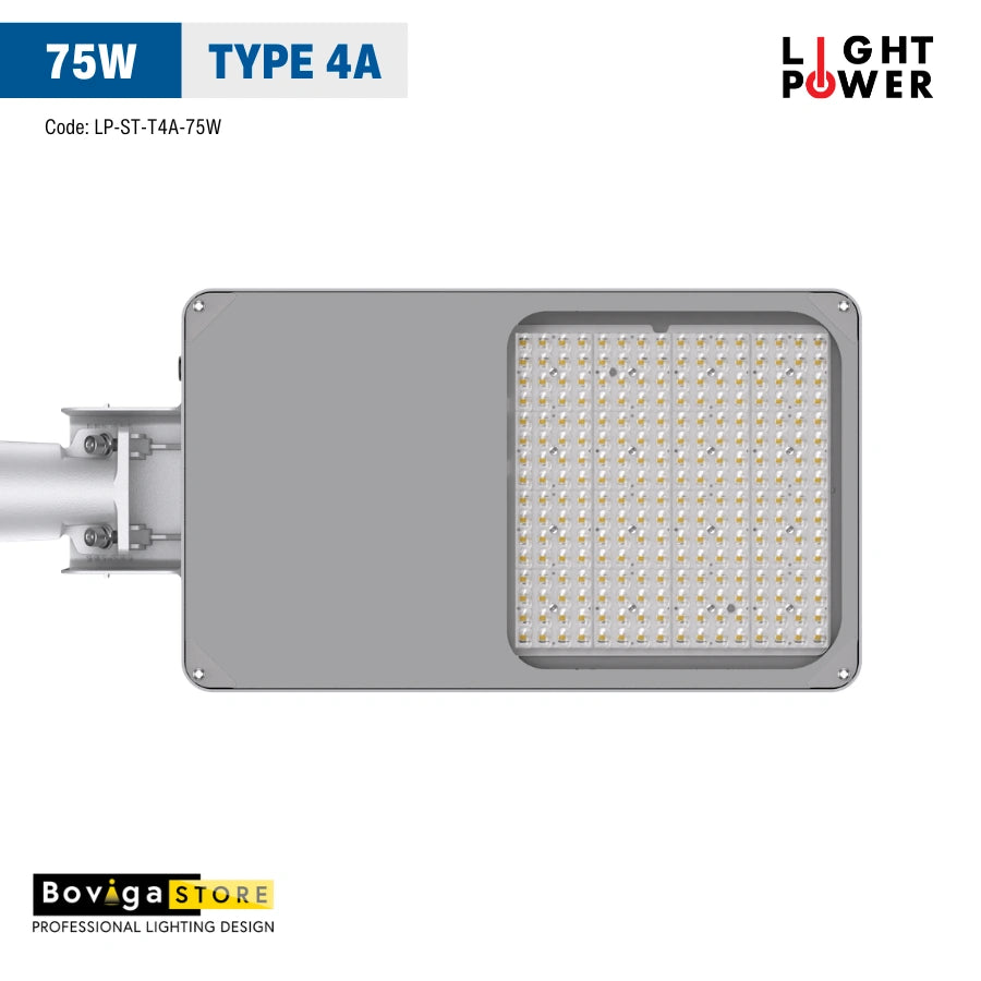75W รุ่น TYPE 4A โคมไฟถนน LED Street Light | แบรนด์ LIGHT POWER