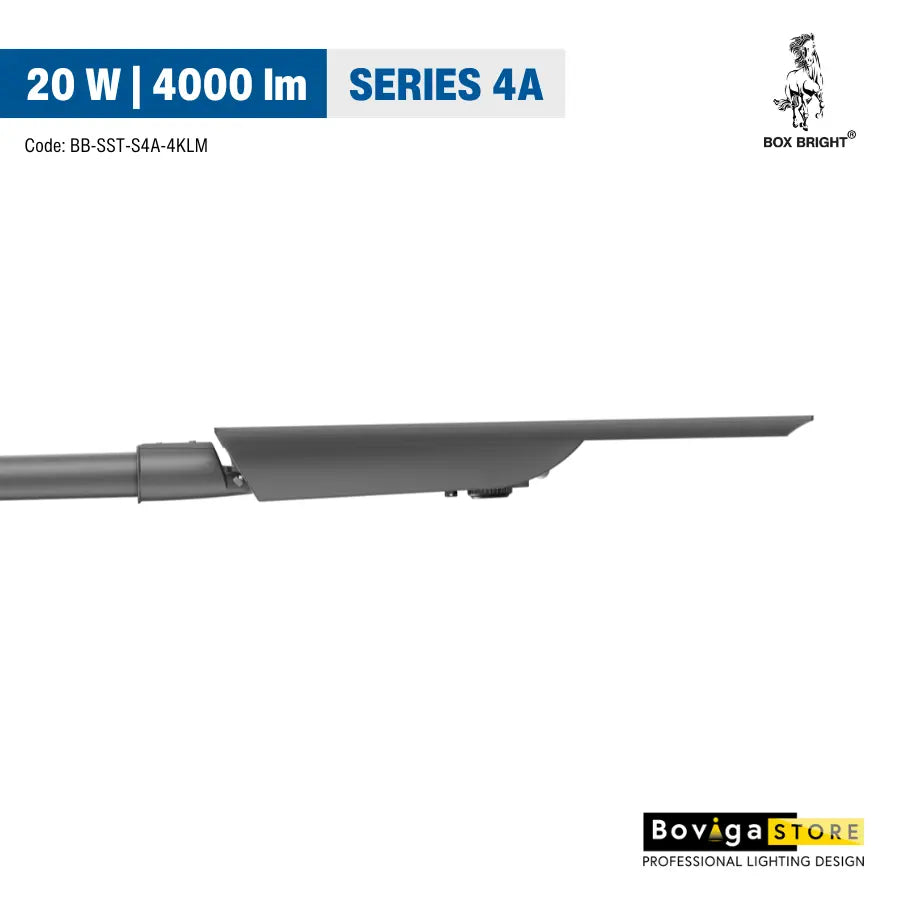 4000 lm รุ่น SERIES 4A Solar LED Street Light | โคมไฟถนนโซลาร์เซลล์ LED ประหยัดพลังงาน อายุการใช้งานยาวนาน