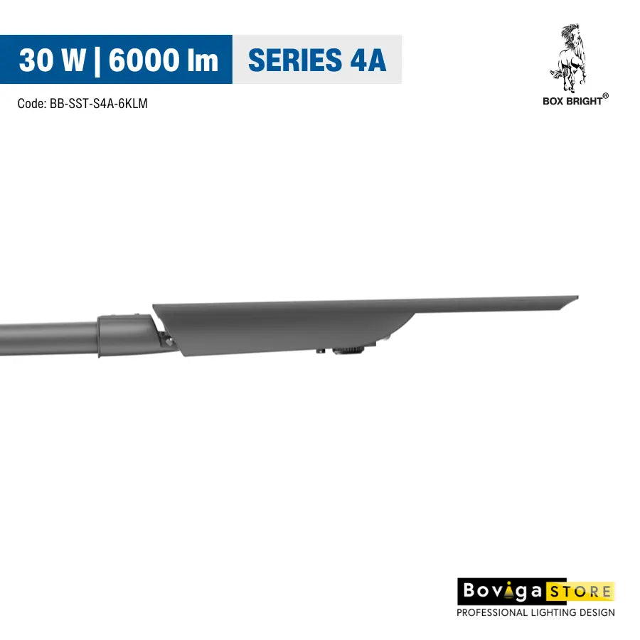 6000 lm รุ่น SERIES 4A Solar LED Street Light | โคมไฟถนนโซลาร์เซลล์ LED ประหยัดพลังงาน อายุการใช้งานยาวนาน