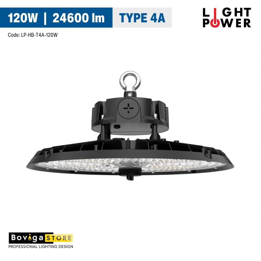 120W รุ่น TYPE 4A LED High Bay | โคมไฟไฮเบย์ LED ประหยัดพลังงาน ประสิทธิภาพสูง ประกัน 3 ปี