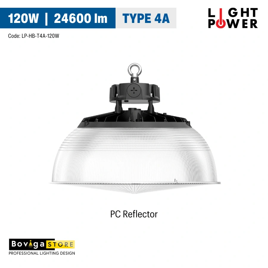 120W รุ่น TYPE 4A LED High Bay | โคมไฟไฮเบย์ LED ประหยัดพลังงาน ประสิทธิภาพสูง ประกัน 3 ปี