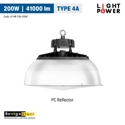 200W รุ่น TYPE 4A LED High Bay | โคมไฟไฮเบย์ LED ประหยัดพลังงาน ประสิทธิภาพสูง ประกัน 3 ปี