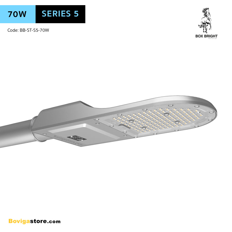 70W รุ่น SERIES 5 โคมไฟ LED Street Light | โคมไฟถนน LED แนะนำติดตั้งที่ความสูง 7 ~ 9 เมตร