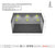 ขนาดอาคาร กว้าง 12 x ยาว 21 เมตร ติดตั้งโคมไฟ ไฮเบย์ LED 200W ที่ความสูง 10 เมตร ค่าความสว่าง 400 lux