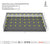 ขนาดอาคาร กว้าง 50 x ยาว 75 เมตร ติดตั้งโคมไฟ ไฮเบย์ LED 150W ที่ความสูง 10 เมตร ค่าความสว่าง 200 lux