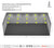 ขนาดอาคาร กว้าง 20 x ยาว 40 เมตร ติดตั้งโคมไฟ ไฮเบย์ LED 240W ที่ความสูง 12 เมตร ค่าความสว่าง 400 lux