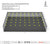 ขนาดอาคาร กว้าง 50 x ยาว 75 เมตร ติดตั้งโคมไฟ ไฮเบย์ LED 240W ที่ความสูง 12 เมตร ค่าความสว่าง 400 lux