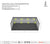 ขนาดอาคาร กว้าง 12 x ยาว 21 เมตร ติดตั้งโคมไฟ ไฮเบย์ LED 150W ที่ความสูง 6 เมตร ค่าความสว่าง 400 lux