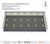 ขนาดอาคาร กว้าง 20 x ยาว 40 เมตร ติดตั้งโคมไฟ ไฮเบย์ LED 90W ที่ความสูง 6 เมตร ค่าความสว่าง 200 lux