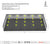 ขนาดอาคาร กว้าง 20 x ยาว 40 เมตร ติดตั้งโคมไฟ ไฮเบย์ LED 150W ที่ความสูง 6 เมตร ค่าความสว่าง 400 lux