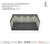 ขนาดอาคาร กว้าง 12 x ยาว 21 เมตร ติดตั้งโคมไฟ ไฮเบย์ LED 150W ที่ความสูง 8 เมตร ค่าความสว่าง 400 lux