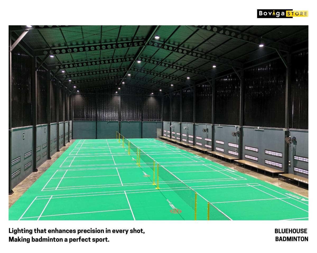 แสงสว่างที่ช่วยให้ทุกการตีแม่นยำและเป็นกีฬาแบดมินตันที่สมบูรณ์แบบ | High Bay Series 1A | Box Bright
