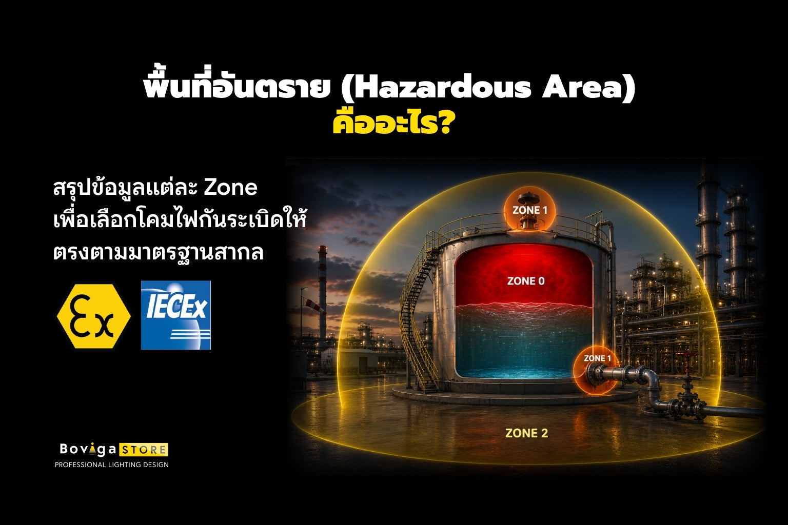 พื้นที่อันตรายคืออะไร สรุปข้อมูลแต่ละ Zone