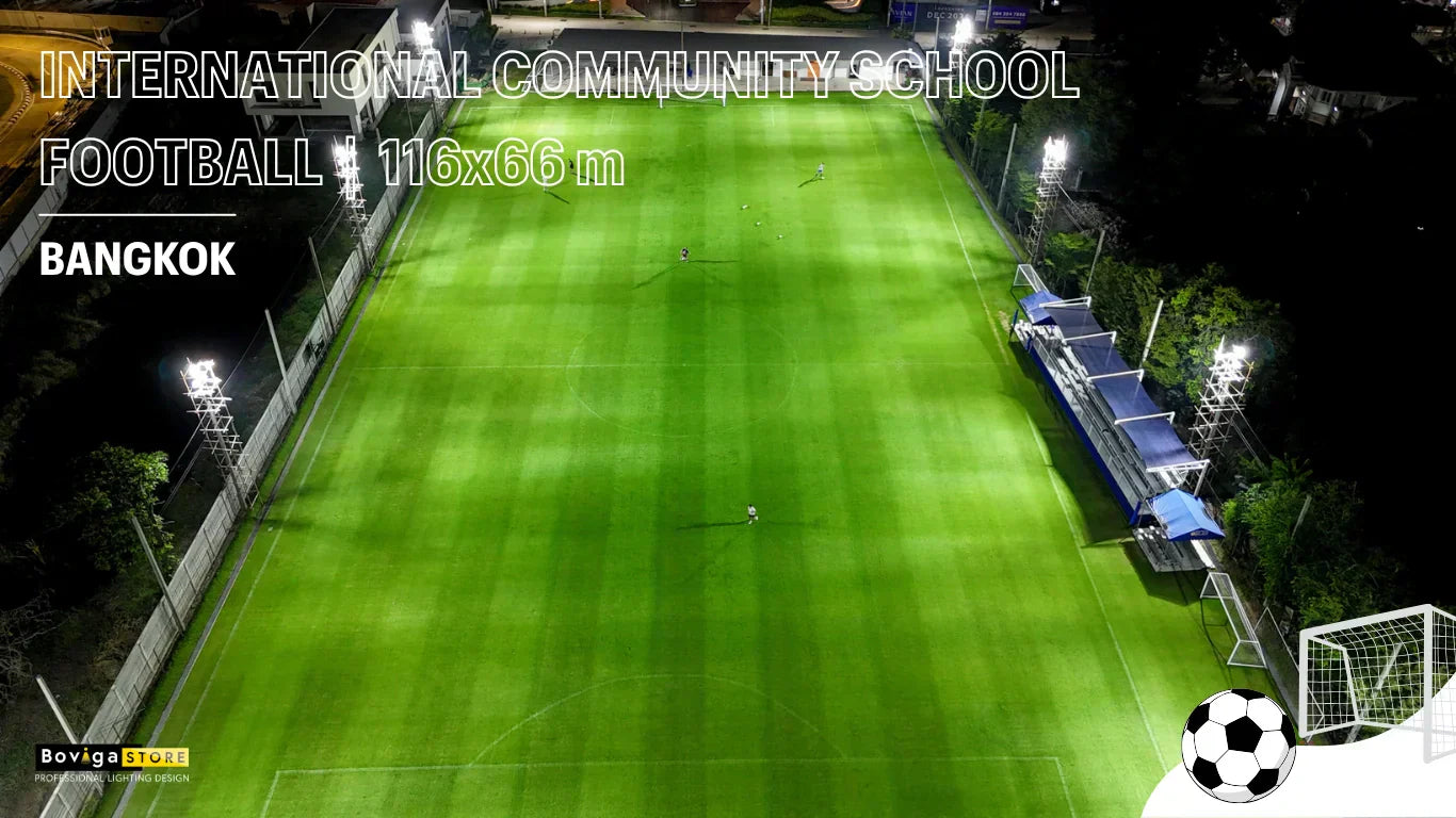 สนามฟุตบอล | International Community School Football - LED Flood Light รุ่น SERIES 9