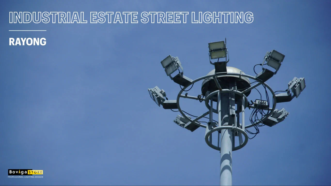 ถนนบริเวณนิคมอุตสาหกรรม | Industrial Estate - LED Flood Light รุ่น SERIES 9