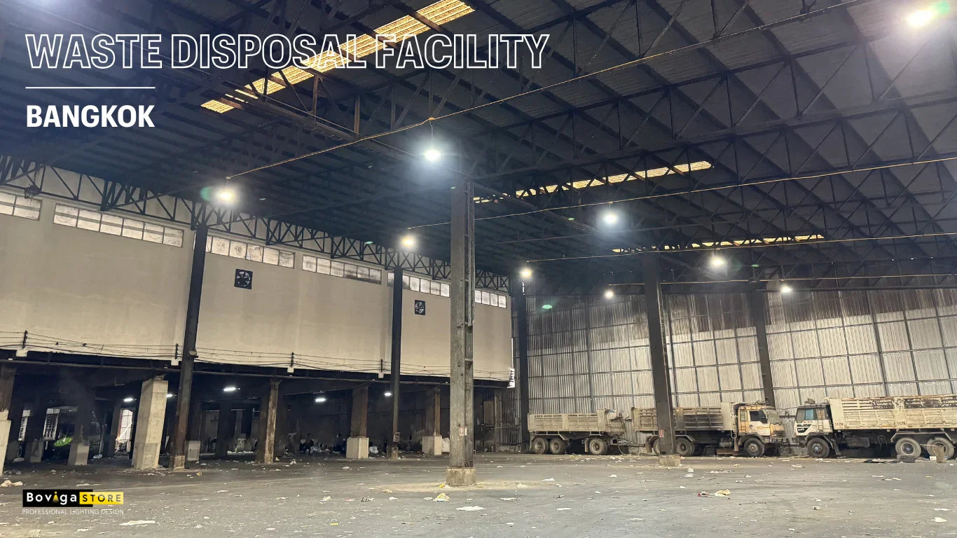 โรงงานกำจัดมูลฝอย | Waste Disposal Facility - LED High Bay รุ่น SERIES 8