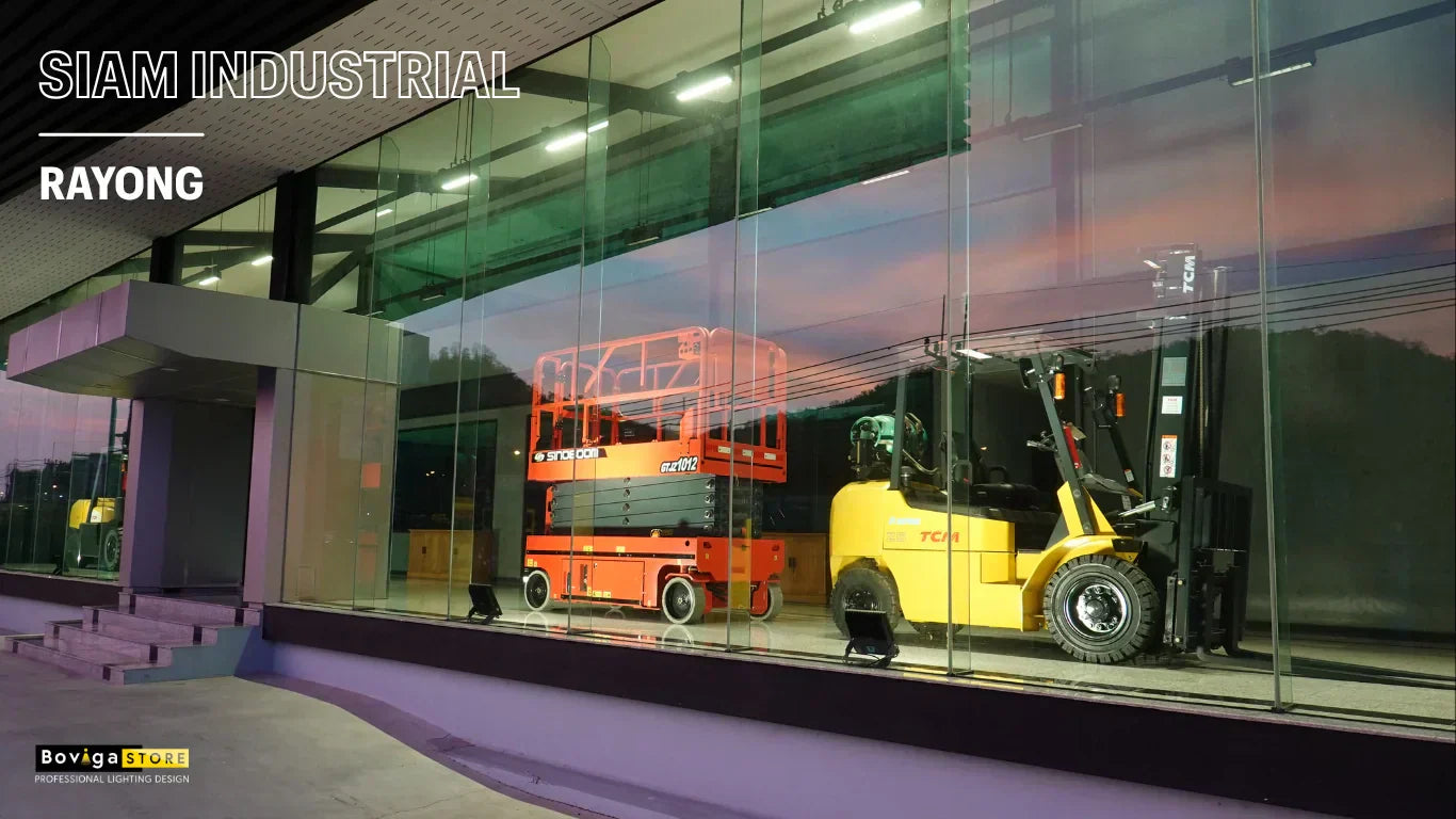 โชว์รูม | Siam Industrial - LED Linear Light รุ่น SERIES 2A & LED Flood Light รุ่น TYPE 3A