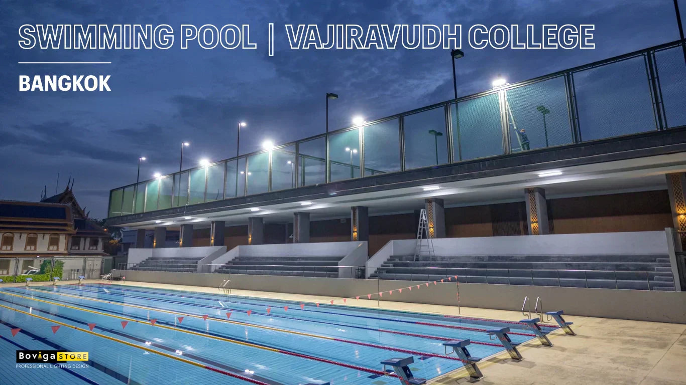 สระว่ายน้ำ | Vajiravudh College - LED Flood Light รุ่น SERIES 14A