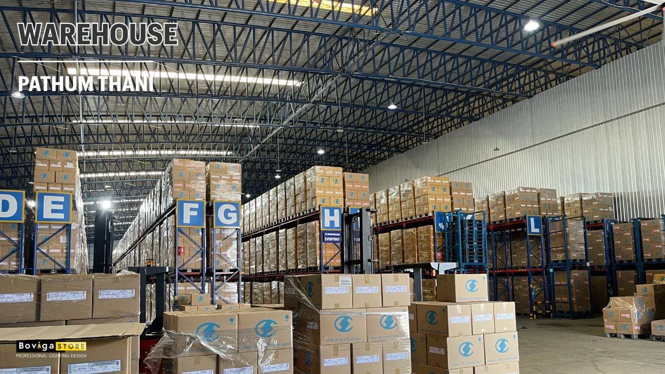 โกดังสินค้า | Warehouse Facility in Pathum Thani - LED High Bay รุ่น TYPE 3A