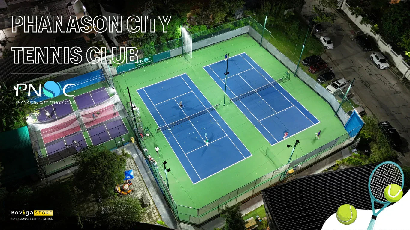 สนามเทนนิส | Phanason City Tennis Club - LED Flood Light รุ่น TYPE 3A