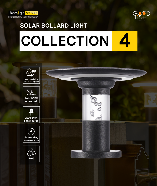 Solar Bollard Light Collection 4 | โคมไฟสนาม LED โซล่าเซลล์ | แบรนด์ Good Light