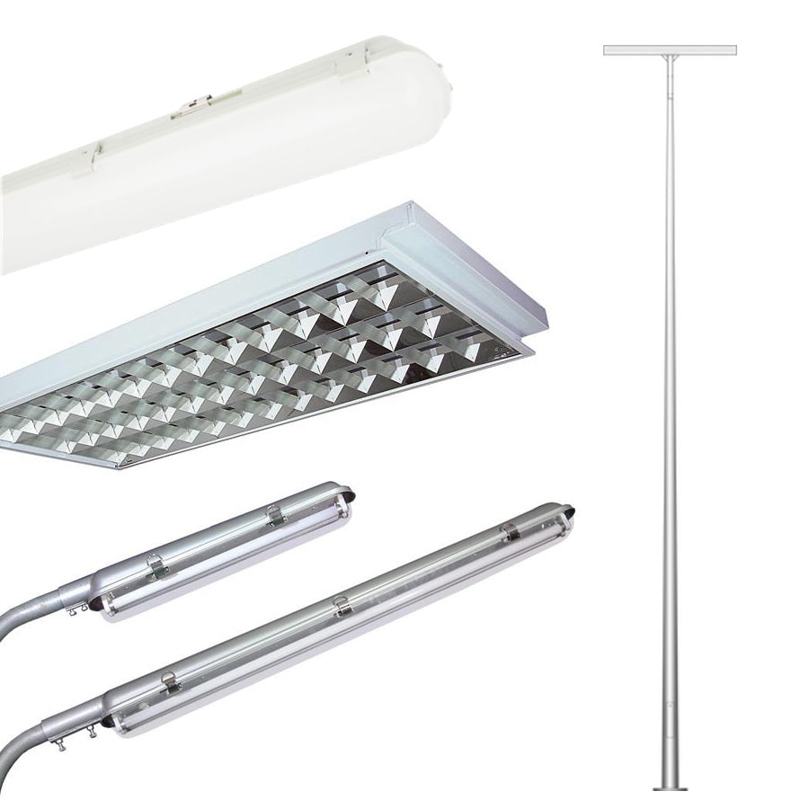 โคมไฟตะแกรง  แบบฝังฝ้าและติดลอย แสงสว่างสม่ำเสมอ สบายตา