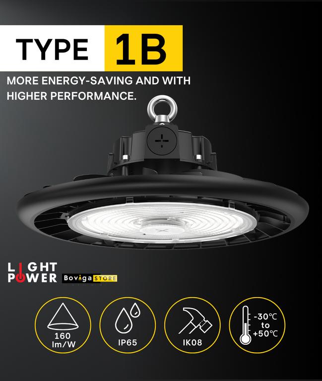 โคมไฮเบย์ LED | โคมไฟโรงงาน LED | LED HIGH BAY รุ่น TYPE 1B แบรนด์ LIGHT POWER