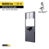 16000 lm ~ โคมไฟถนนโซล่าเซลล์ รุ่น Star Light | ความสูงติดตั้งแนะนำ 10-12 เมตร