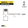 16000 lm ~ โคมไฟถนนโซล่าเซลล์ รุ่น Star Light | ความสูงติดตั้งแนะนำ 10-12 เมตร