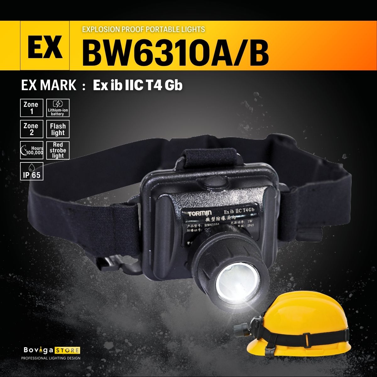 ไฟกันระเบิดแบบพกพา | LED Explosion Proof Portable Lighting รุ่น BW6310A/B
