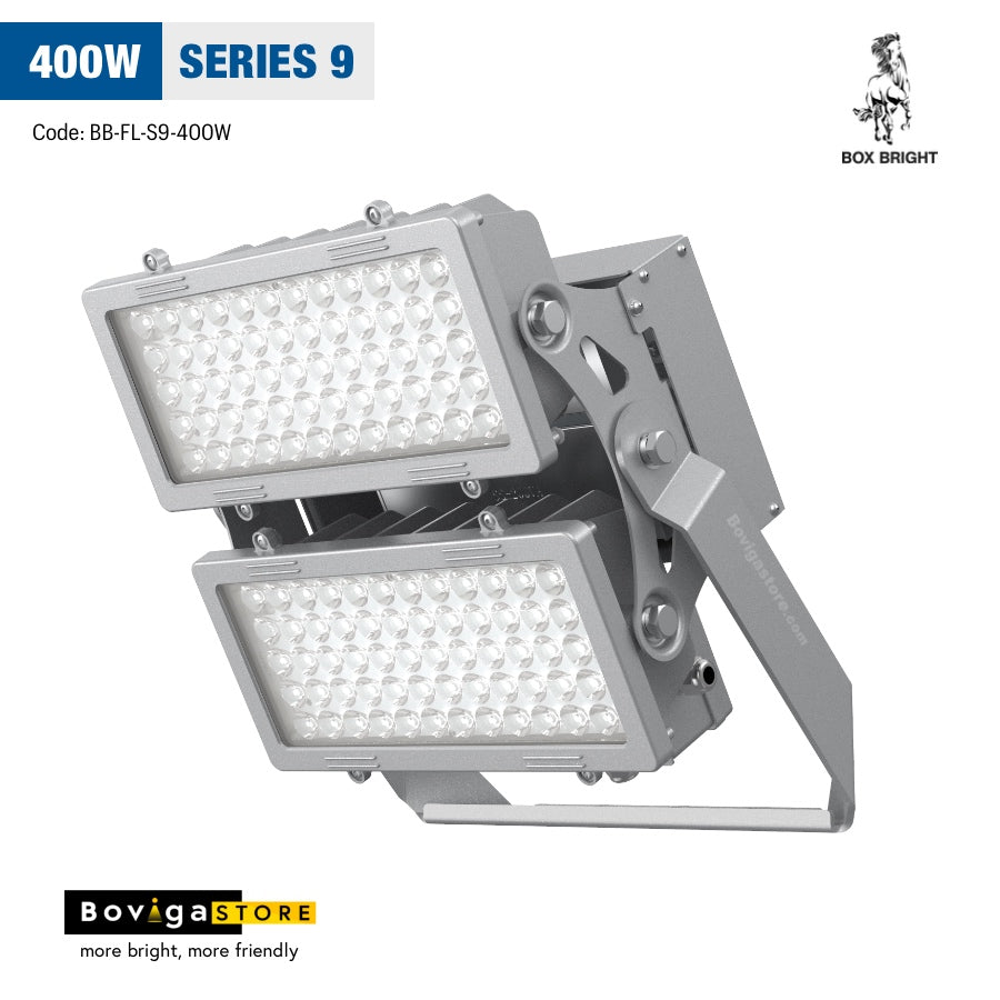 โคมไฟ led flood light 400w รุ่น series 9 แบรนด์ box bright