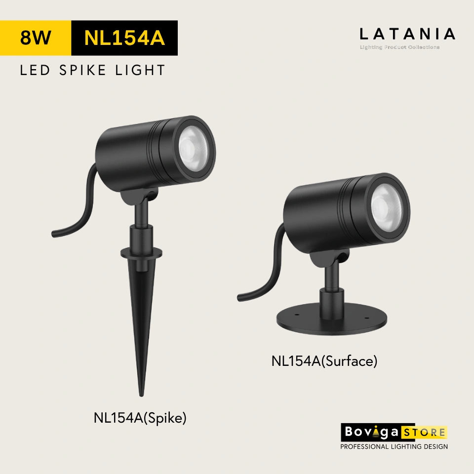8W รุ่น NL164A โคมไฟปักดิน ( LED Spike Light ) ทรงกระบอก ประสิทธิภาพสูง
