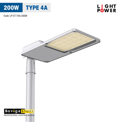 200W รุ่น TYPE 4A โคมไฟถนน LED Street Light | แบรนด์ LIGHT POWER