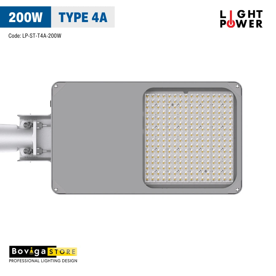 200W รุ่น TYPE 4A โคมไฟถนน LED Street Light | แบรนด์ LIGHT POWER