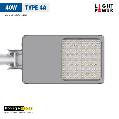 40W รุ่น TYPE 4A โคมไฟถนน LED Street Light | แบรนด์ LIGHT POWER