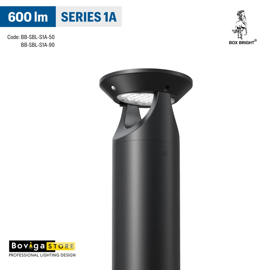 SERIES 1A | โคมไฟสนาม LED โซลาร์เซลล์ Solar Bollard Light | แบรนด์ BOX BRIGHT
