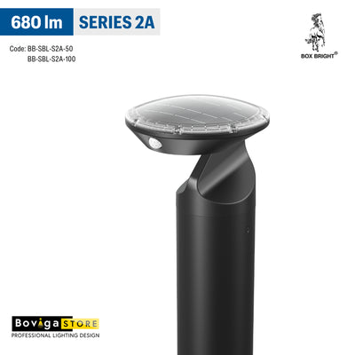 SERIES 2A | โคมไฟสนาม LED โซลาร์เซลล์ Solar Bollard Light | แบรนด์ BOX BRIGHT