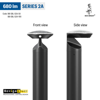 SERIES 2A | โคมไฟสนาม LED โซลาร์เซลล์ Solar Bollard Light | แบรนด์ BOX BRIGHT