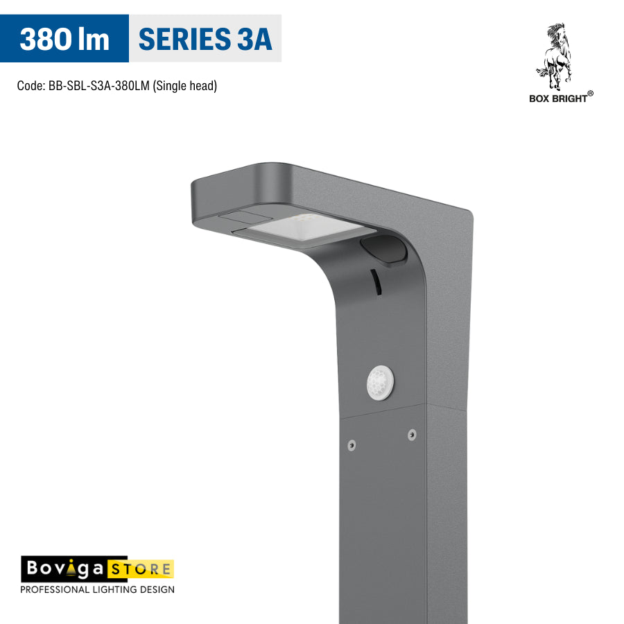 SERIES 3A | โคมไฟสนาม LED โซลาร์เซลล์ Solar Bollard Light | แบรนด์ BOX BRIGHT