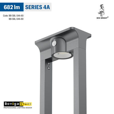 SERIES 4A | โคมไฟสนาม LED โซลาร์เซลล์ Solar Bollard Light | แบรนด์ BOX BRIGHT