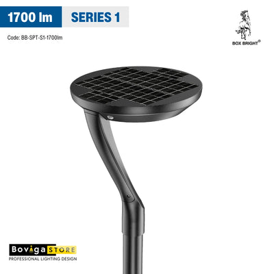 1700 lm รุ่น SERIES 1 Solar LED Post Top | โคมไฟหัวเสาโซลาร์เซลล์ LED ควบคุมแสงอัจฉริยะ ประหยัดพลังงาน ประกัน 3 ปี
