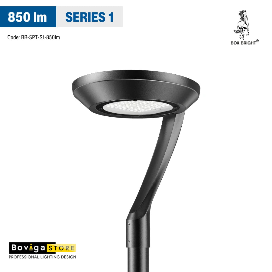 850 lm รุ่น SERIES 1 Solar LED Post Top | โคมไฟหัวเสาโซลาร์เซลล์ LED ควบคุมแสงอัจฉริยะ ประหยัดพลังงาน ประกัน 3 ปี