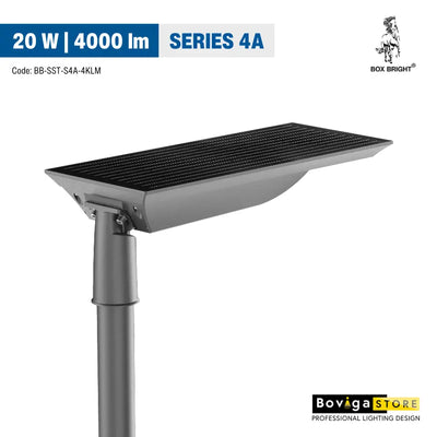 4000 lm รุ่น SERIES 4A Solar LED Street Light | โคมไฟถนนโซลาร์เซลล์ LED ประหยัดพลังงาน อายุการใช้งานยาวนาน