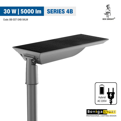 5000 lm รุ่น SERIES 4B Solar LED Street Light | โคมไฟถนนโซลาร์เซลล์ LED ประหยัดพลังงาน อายุการใช้งานยาวนาน
