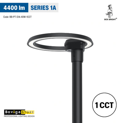 4400 lm รุ่น SERIES 1A LED Post Top | โคมไฟหัวเสา LED แสงสม่ำเสมอ เข้ากับการใช้งานได้หลากหลาย ประกัน 3 ปี