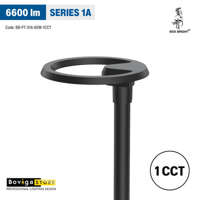 6600 lm รุ่น SERIES 1A LED Post Top | โคมไฟหัวเสา LED แสงสม่ำเสมอ เข้ากับการใช้งานได้หลากหลาย ประกัน 3 ปี