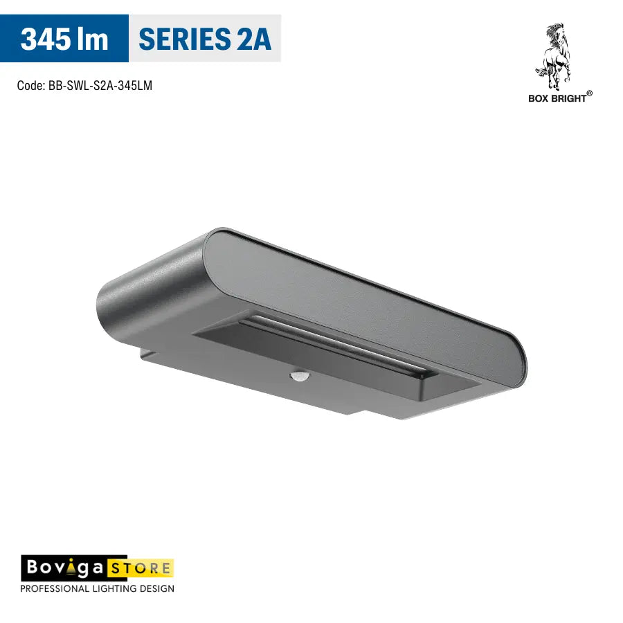 SERIES 2A | โคมไฟติดผนัง LED โซลาร์เซลล์ Solar LED Wall Light | แบรนด์ BOX BRIGHT