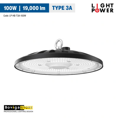 100W รุ่น TYPE 3A LED High Bay | โคมไฟไฮเบย์ LED แสงสบายตา ประหยัดพลังงาน ประกัน 3 ปี