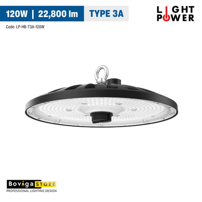 120W รุ่น TYPE 3A LED High Bay | โคมไฟไฮเบย์ LED แสงสบายตา ประหยัดพลังงาน ประกัน 3 ปี